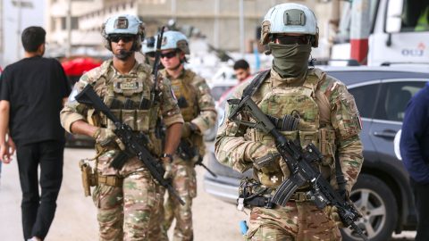 A UNIFIL francia békefenntartói Libanonban.