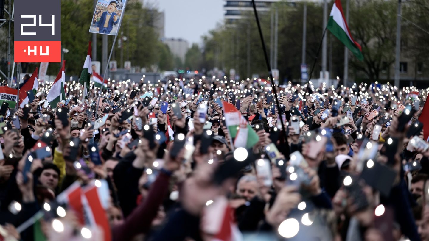 Magyar Péter még sehol, feltűnt egy „g*ci nagy háború lesz!” feliratú molinó