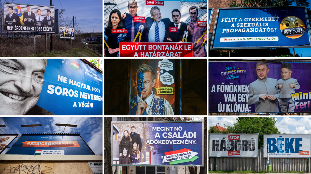 „Ne hagyjuk!” – így lepték el Magyarországot az Orbán-rezsim plakátjai