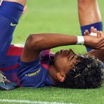 Lamine Yamal sérülés Barcelona spanyol válogatott foci vb