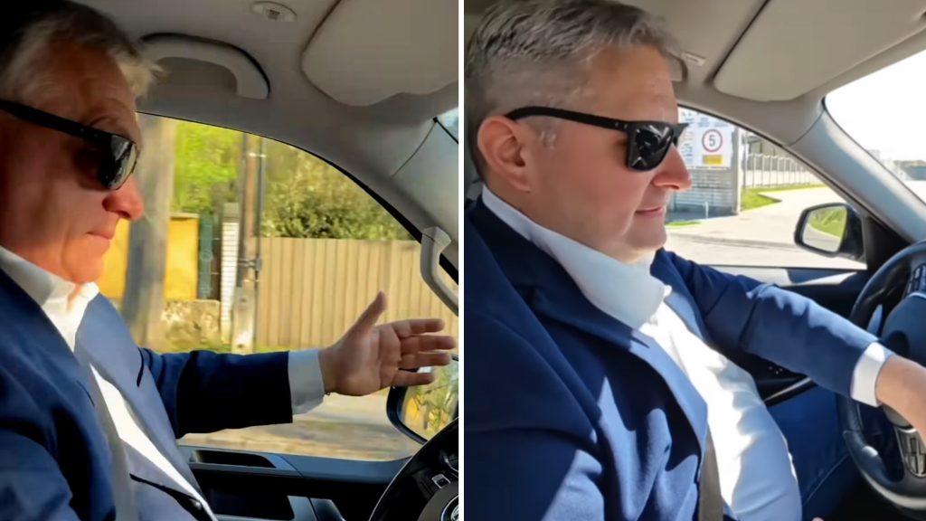 „Menekítjük a vagyont Dubajba” –  Somogyi András kiparodizálta Orbán Viktor vezetős-éneklős videóját