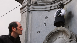 A Manneken Pis Brüsszelben