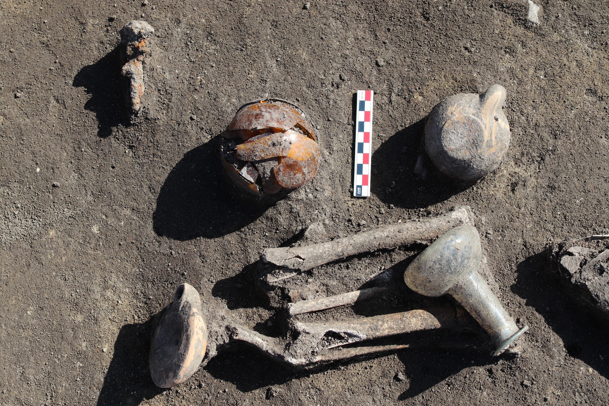 Maroskeresztúron római temető felfedezése