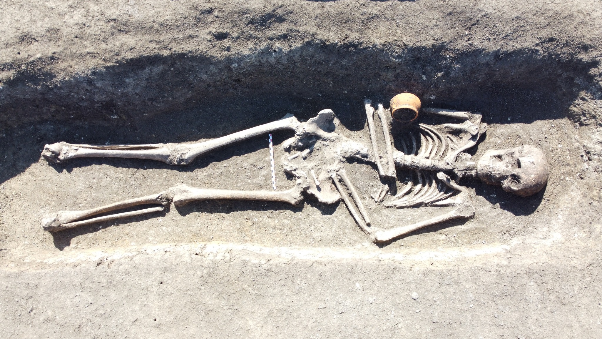 Maroskeresztúron római temető felfedezése