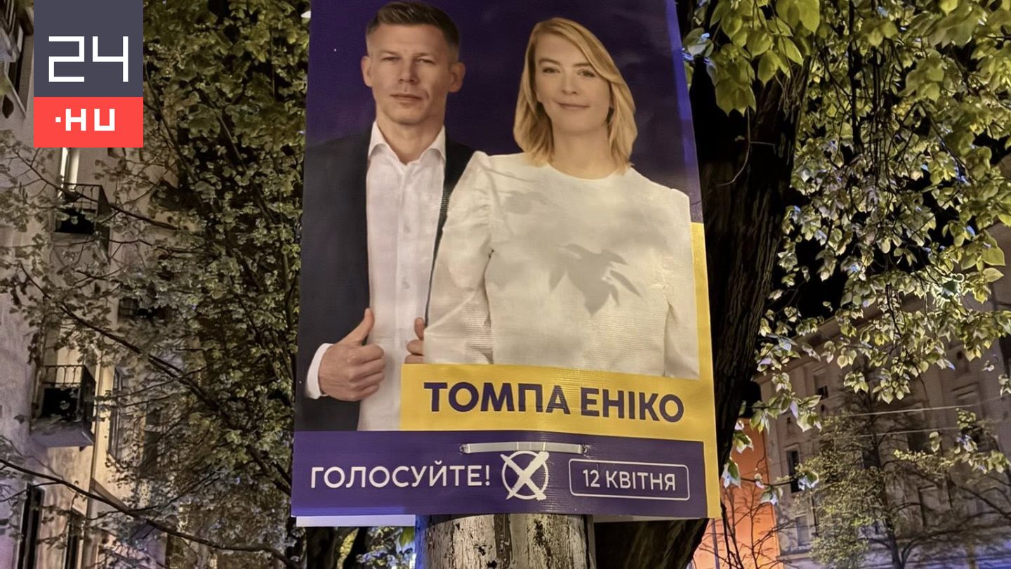 Ukrán nyelvű Tisza-plakátokat terítettek Debrecenben, a rendőrség akadályozta meg őket