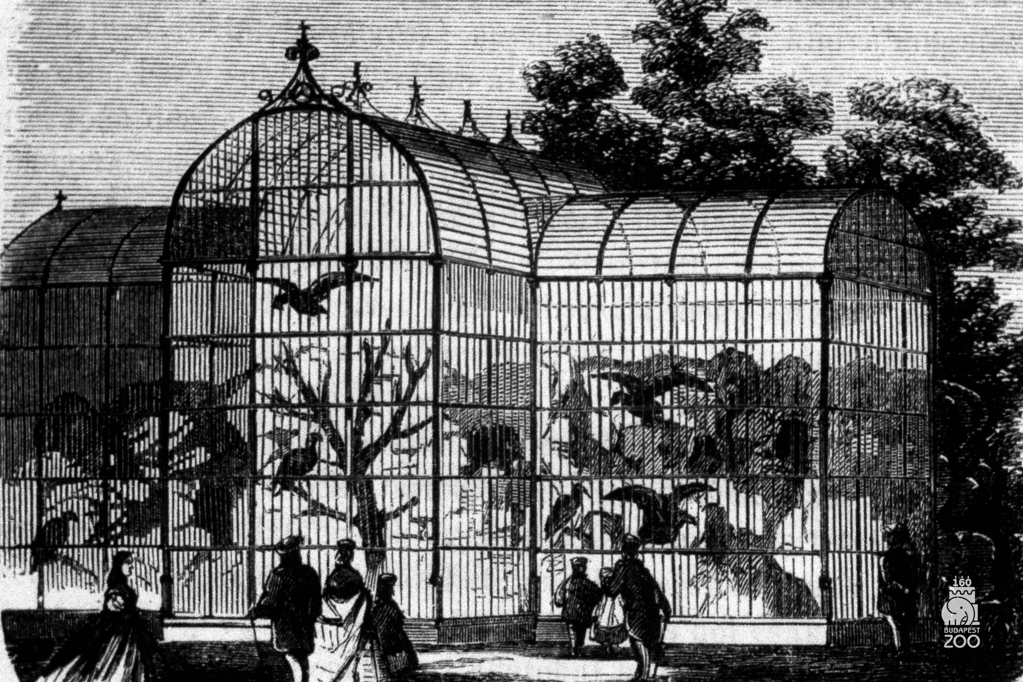 Így nézett ki a Fővárosi Állat- és Növénykert 160 éve.