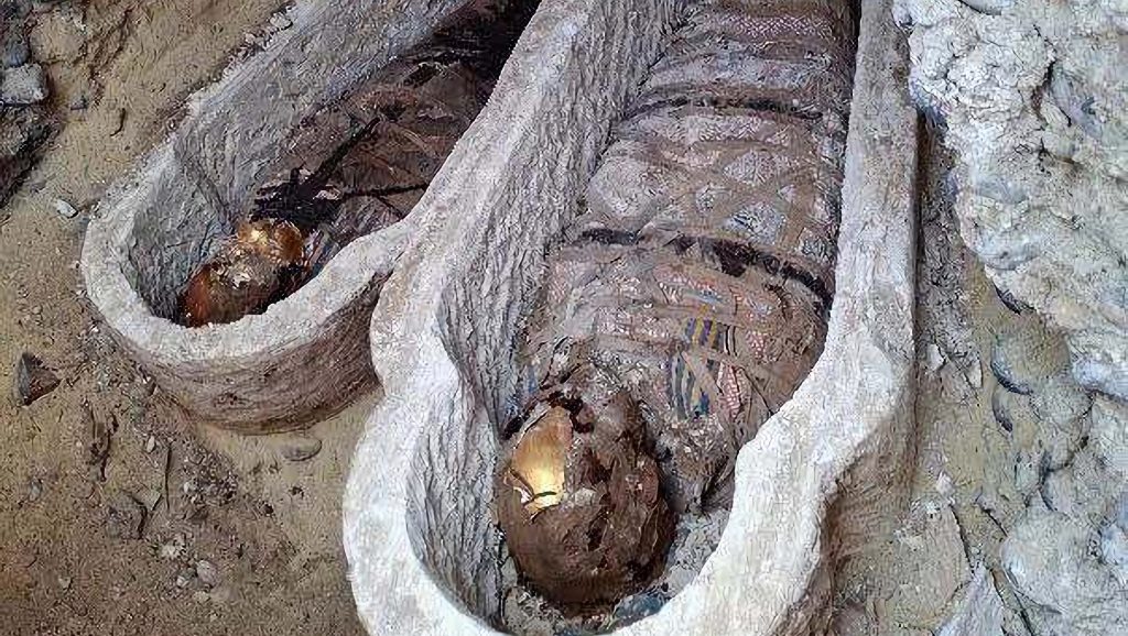 Aranynyelvű múmiákat találtak Egyiptomban