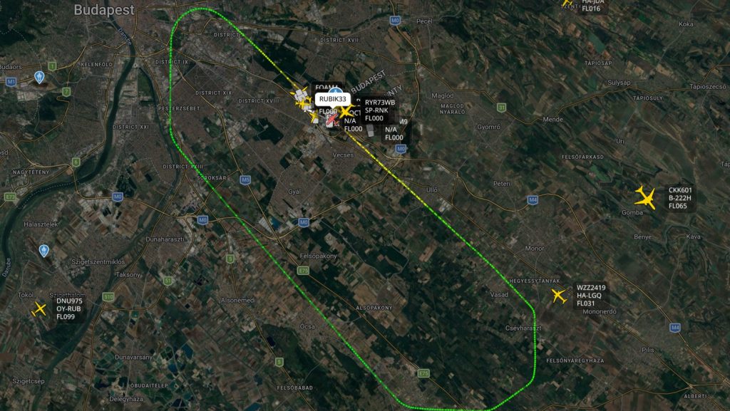 Rögtön a felszállás után visszafordult Budapestre az amerikai nagykövetség repülőgépe