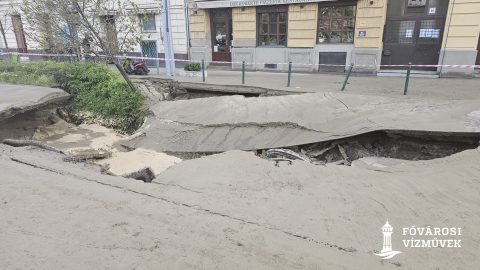 Róbert Károly körút, csőtörés