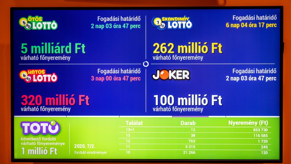 A választás utáni héten minden lottón elvitték a főnyereményt