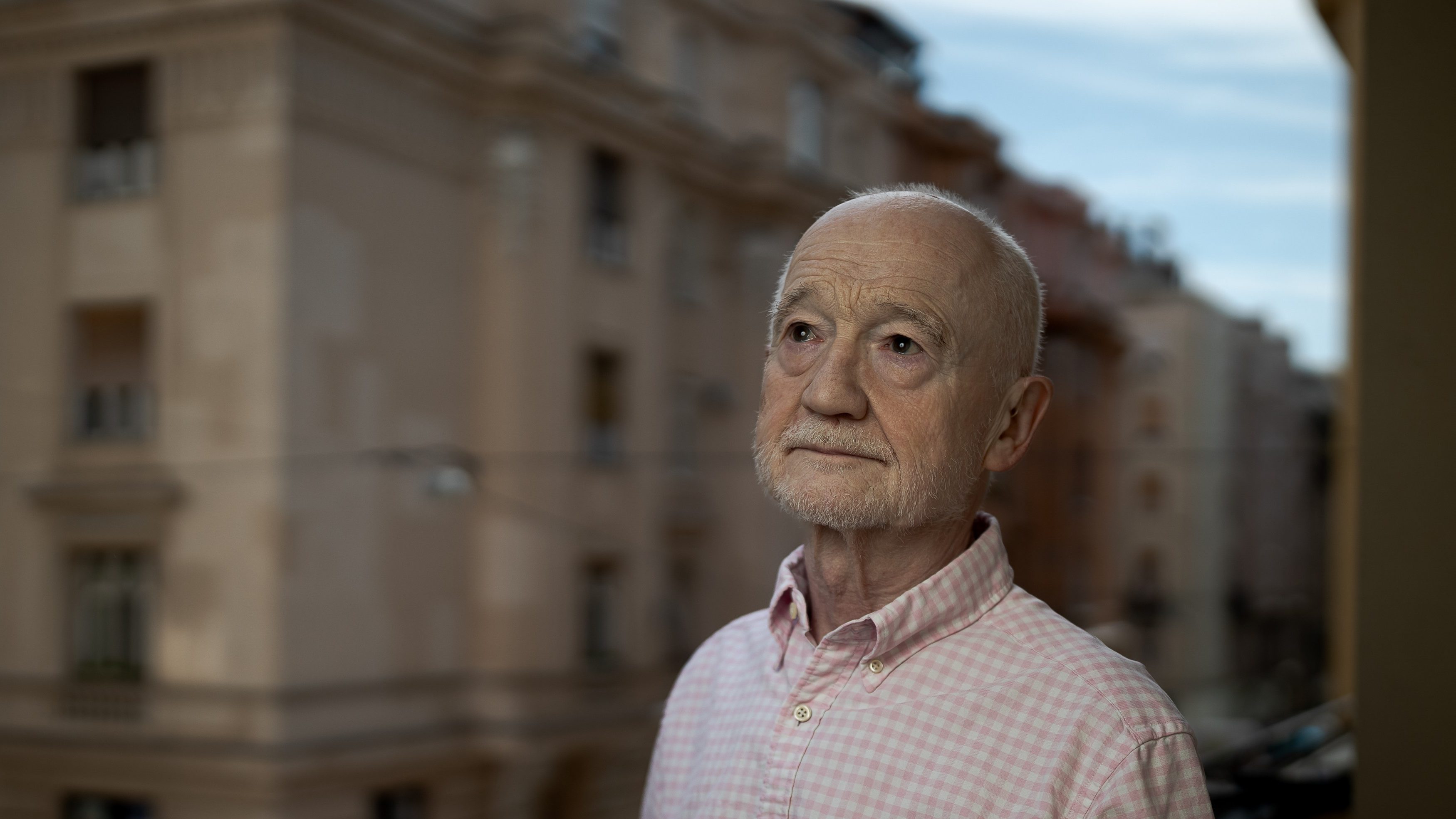 Nádasdy Ádám 2023. augusztus 1-én az otthonában.