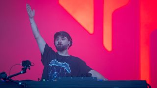 Skrillex koncertje a Sziget fesztiválon 2024-ben.