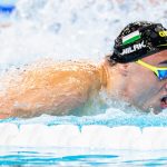 Milák Kristóf a párizsi olimpián.