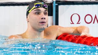 Milák Kristóf 2024-ben a párizsi olimpián.