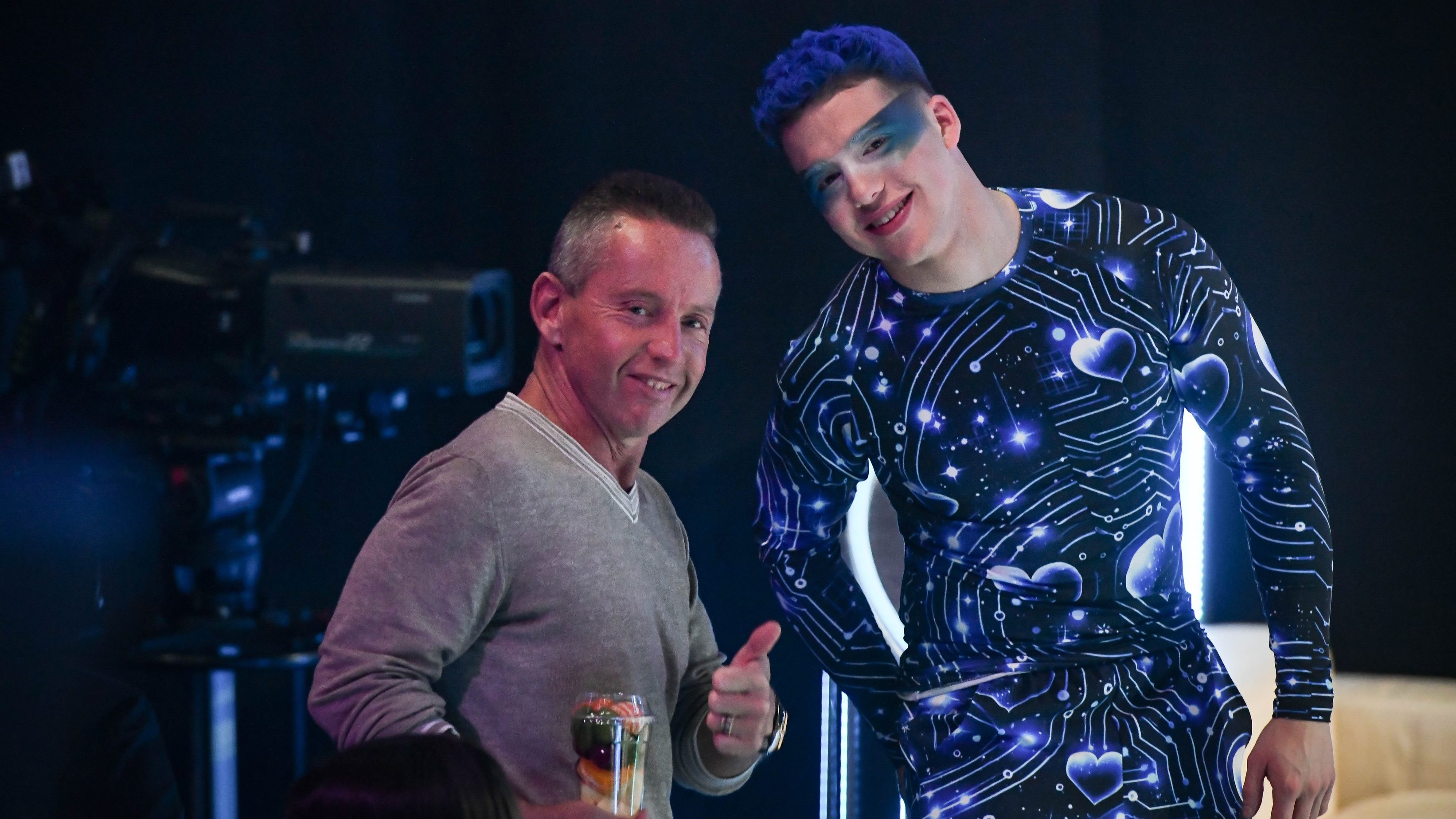 Schóbert Norbi és fia, ifjabb Schóbert Norbert