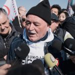 Nagy Feró a Békemeneten, 2026. március 15-én.