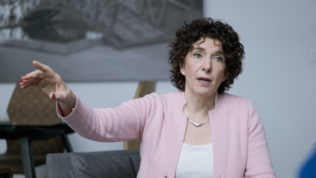 Interjú Dobrev Klárával a Demokratikus Koalíció elnökével a párt székházában Budapesten 2026. március 30-án., Image: 1087518109, Fotó: Kőrös Gábor / 24.hu