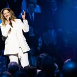 Radics Gigi az amerikai alelnök látogatásakor szervezett magyar-amerikai barátság napi nagygyűlésen.