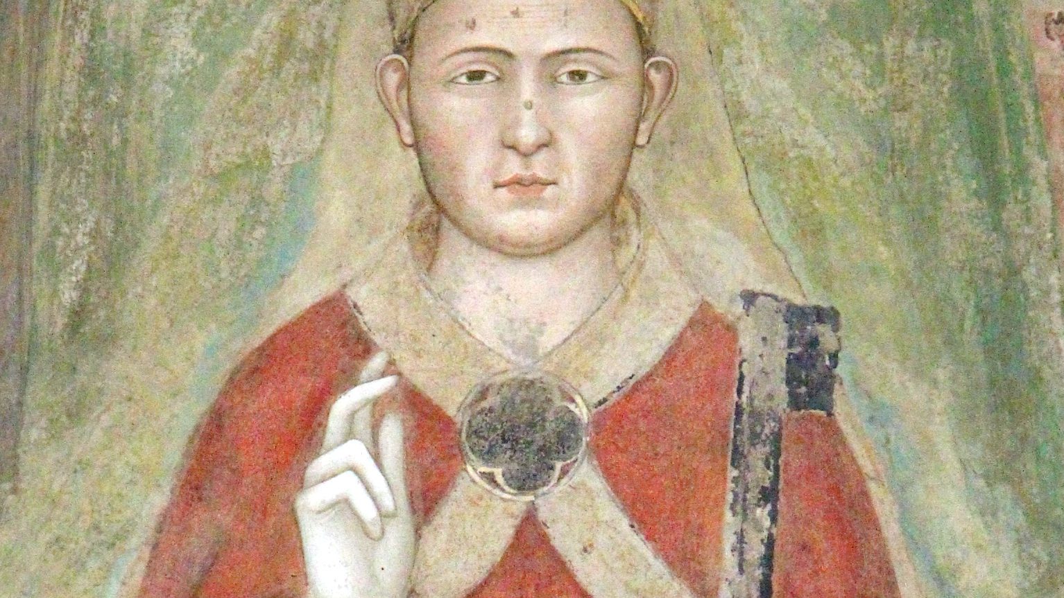 V. Kelemen pápa portréja.