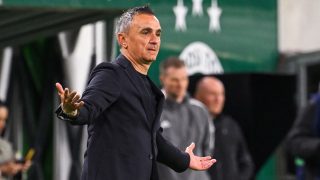 Nebojsa Vignjevic, a Diósgyõr vezetõedzõjeként a Groupama Arénában.