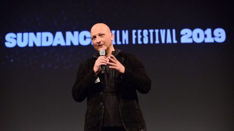 Dan Reed a 2019-es Sundance Filmfesztivál színpadán