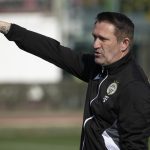 Robbie Keane vezetõedzõ a Ferencváros labdarúgócsapatának edzésén.