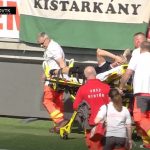 Kisvárda Diósgyőr NB I Demeter Milán állkapocstörés