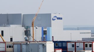 A gödi Samsung-gyár.