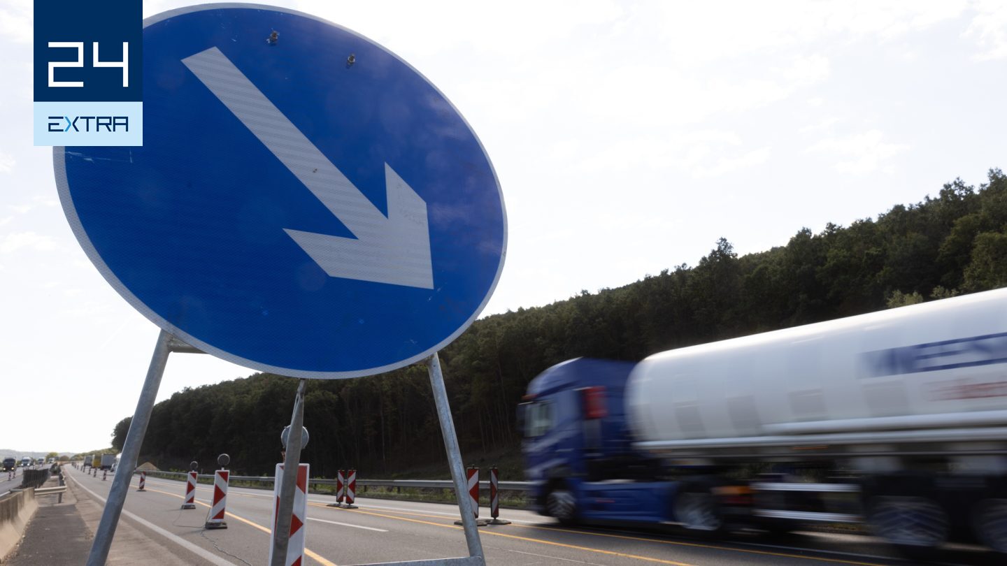 Újabb földcsuszamlás, ezúttal az M1-es sztráda szélesítése közben