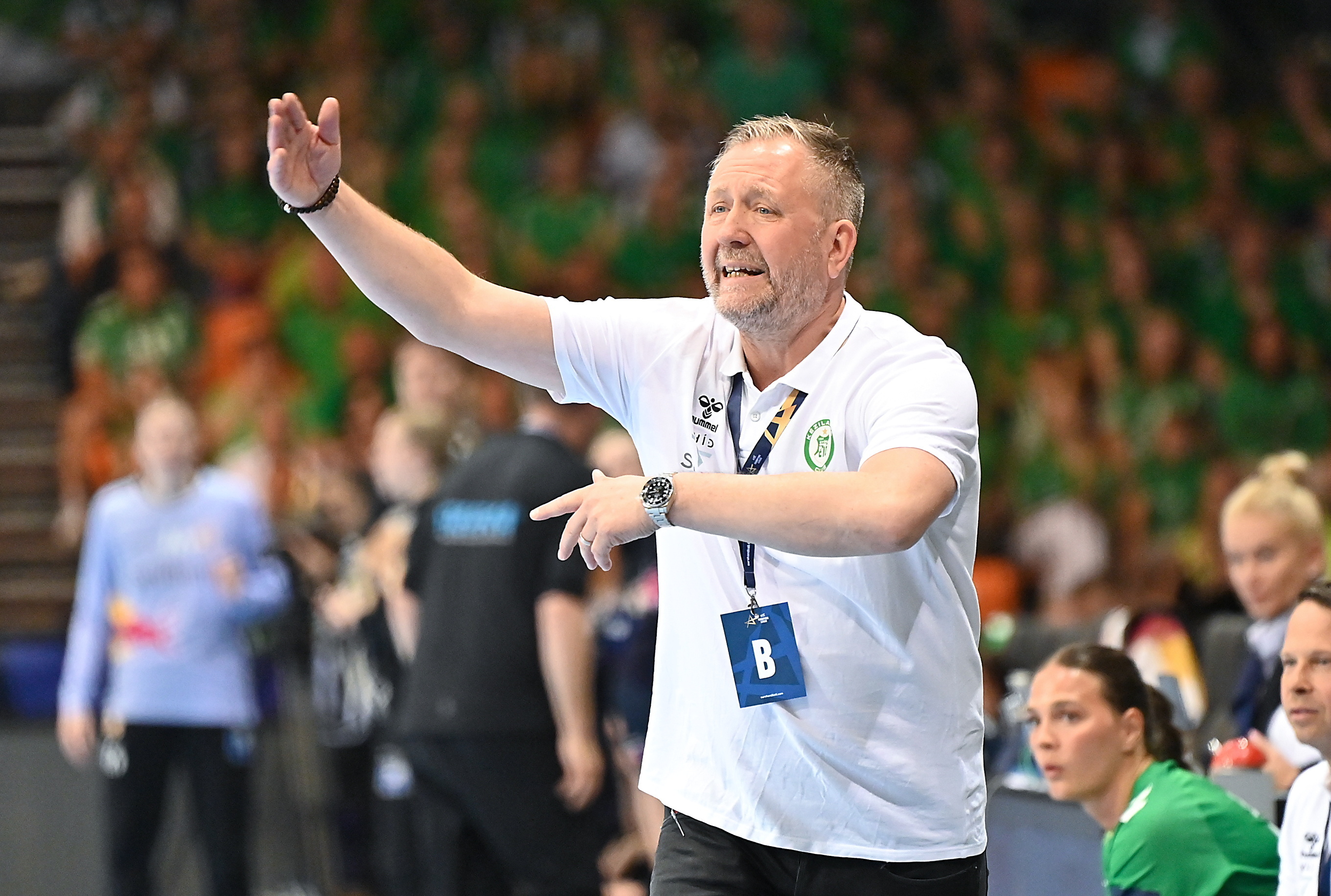 Per Johansson, a Gyõr vezetõedzõje.