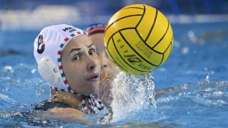 Keszthelyi Rita a nõi vízilabda Európa-bajnokság döntõjében.