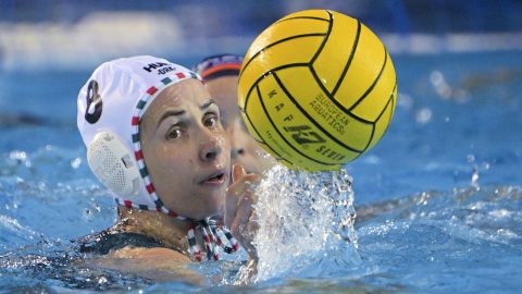 Keszthelyi Rita a nõi vízilabda Európa-bajnokság döntõjében.