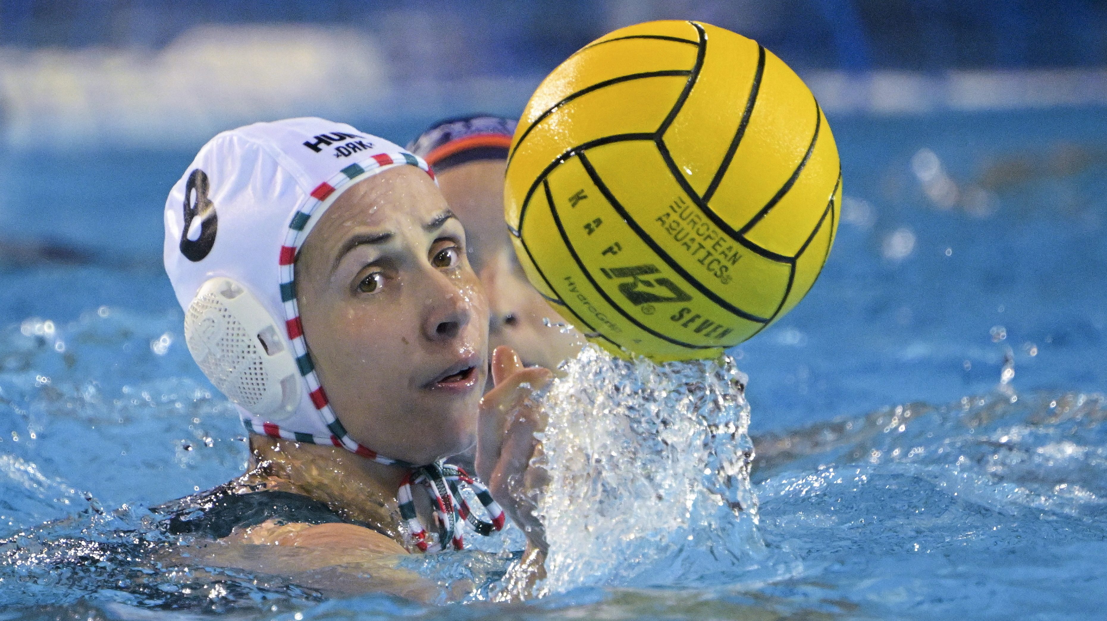 Keszthelyi Rita a nõi vízilabda Európa-bajnokság döntõjében.