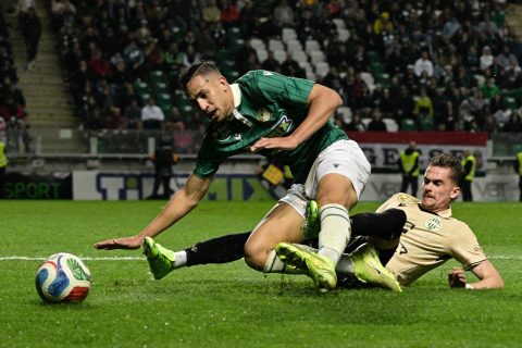 Győr-Ferencváros rangadó a labdarúgó NB I-ben.