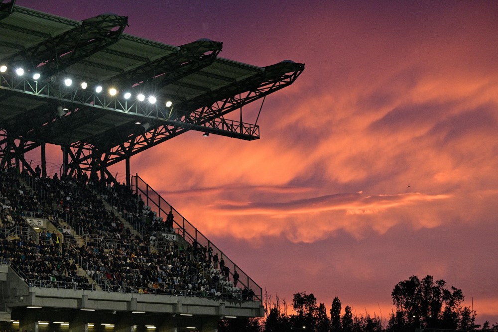 Győr-Ferencváros rangadó a labdarúgó NB I-ben.