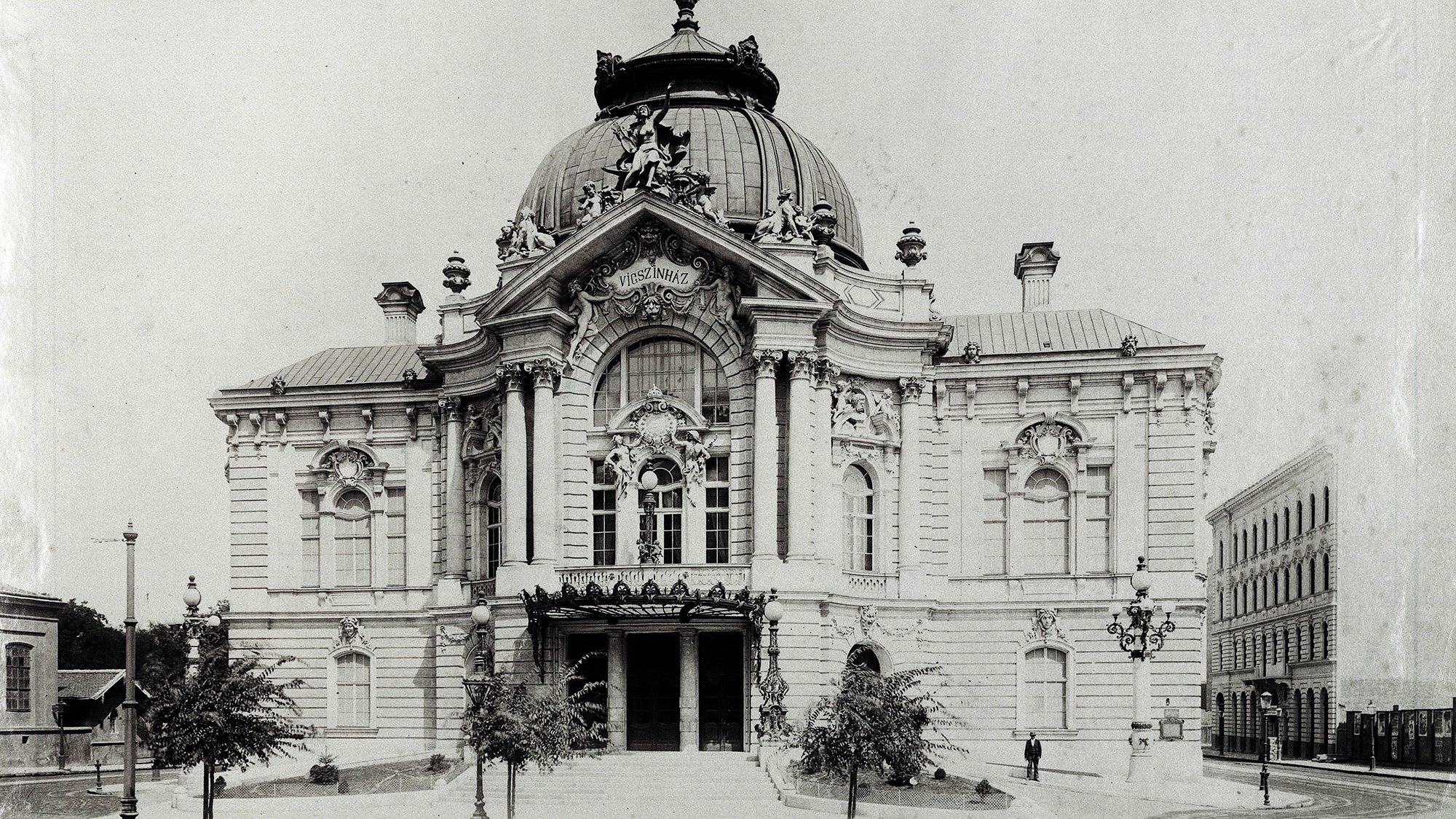a Vígszínház 1896 körül