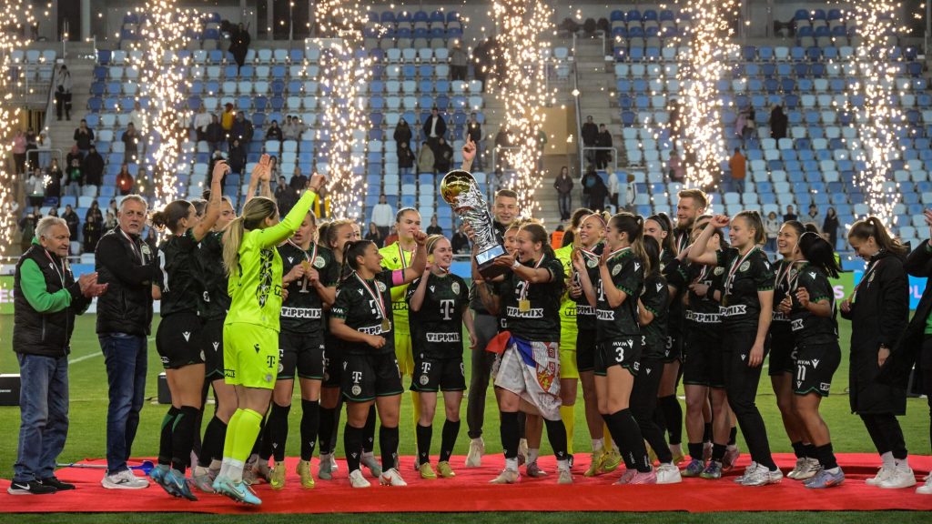 Szögletgóllal küldte padlóra a Fradi a Honvédot a női kupadöntőben