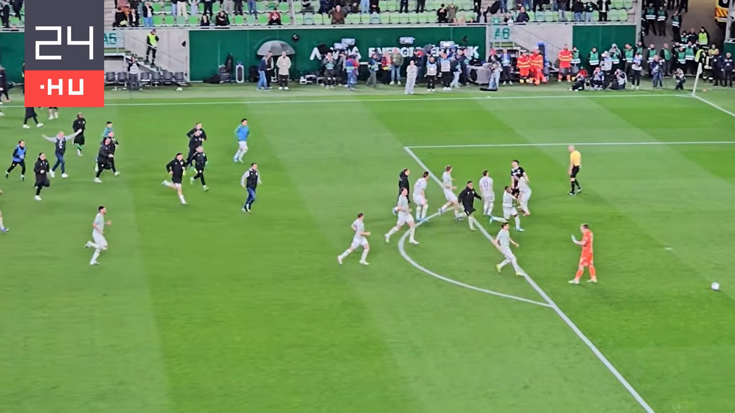 Az utolsó 11-est elrontó győri focistát lökdöste két Fradi-játékos