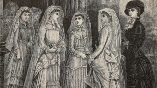 Fiatal lányok a 19. századból