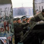 A berlini fal 1989-ben.
