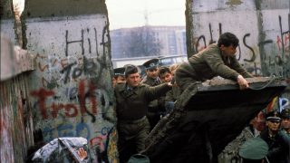 A berlini fal 1989-ben.