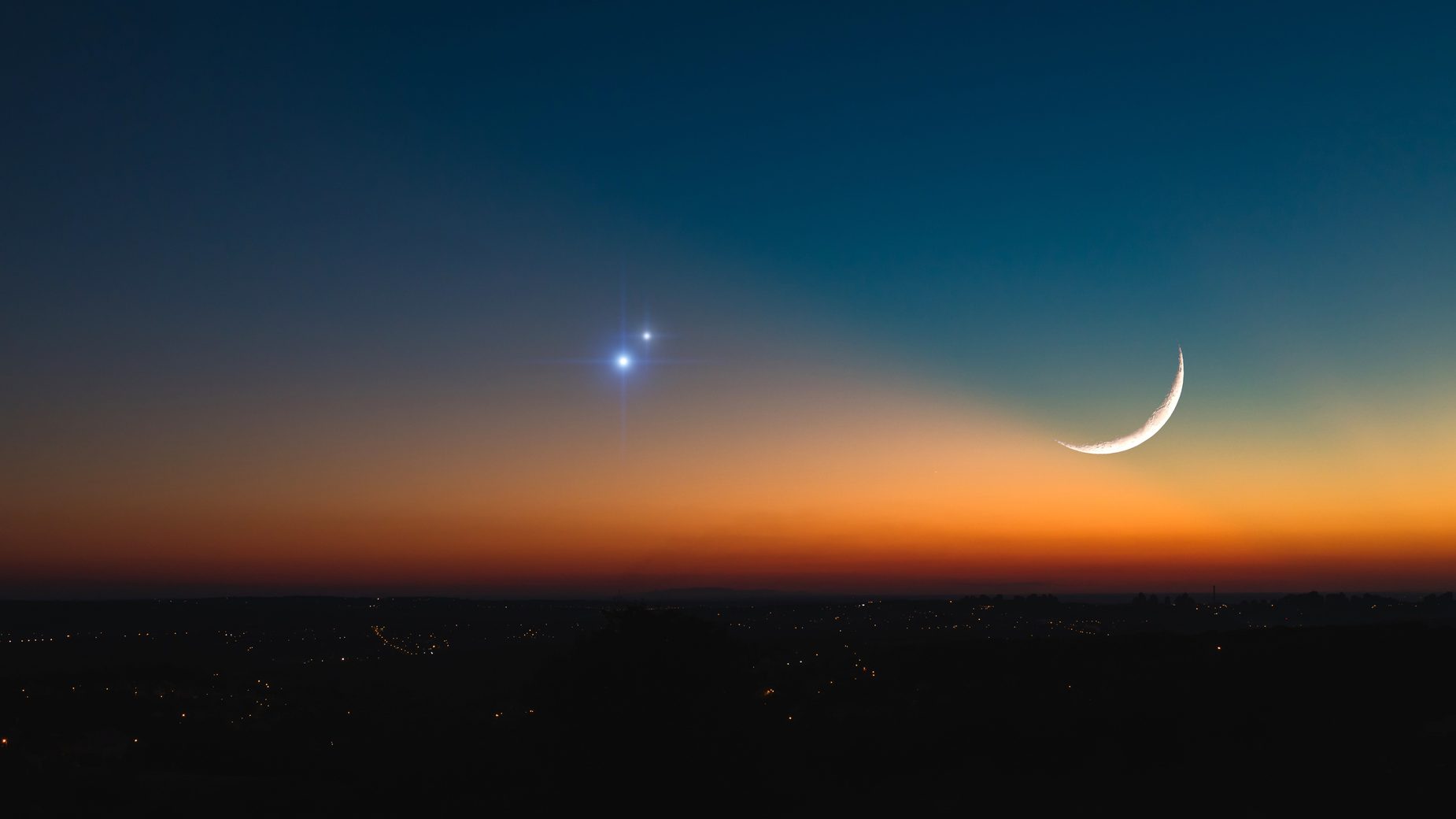 együttállás, csillagok, hold, vénusz, fistyúk,