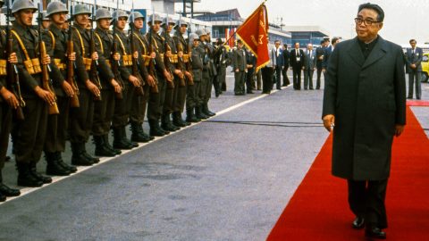 Kim Ir Szen észak-koreai diktátor.