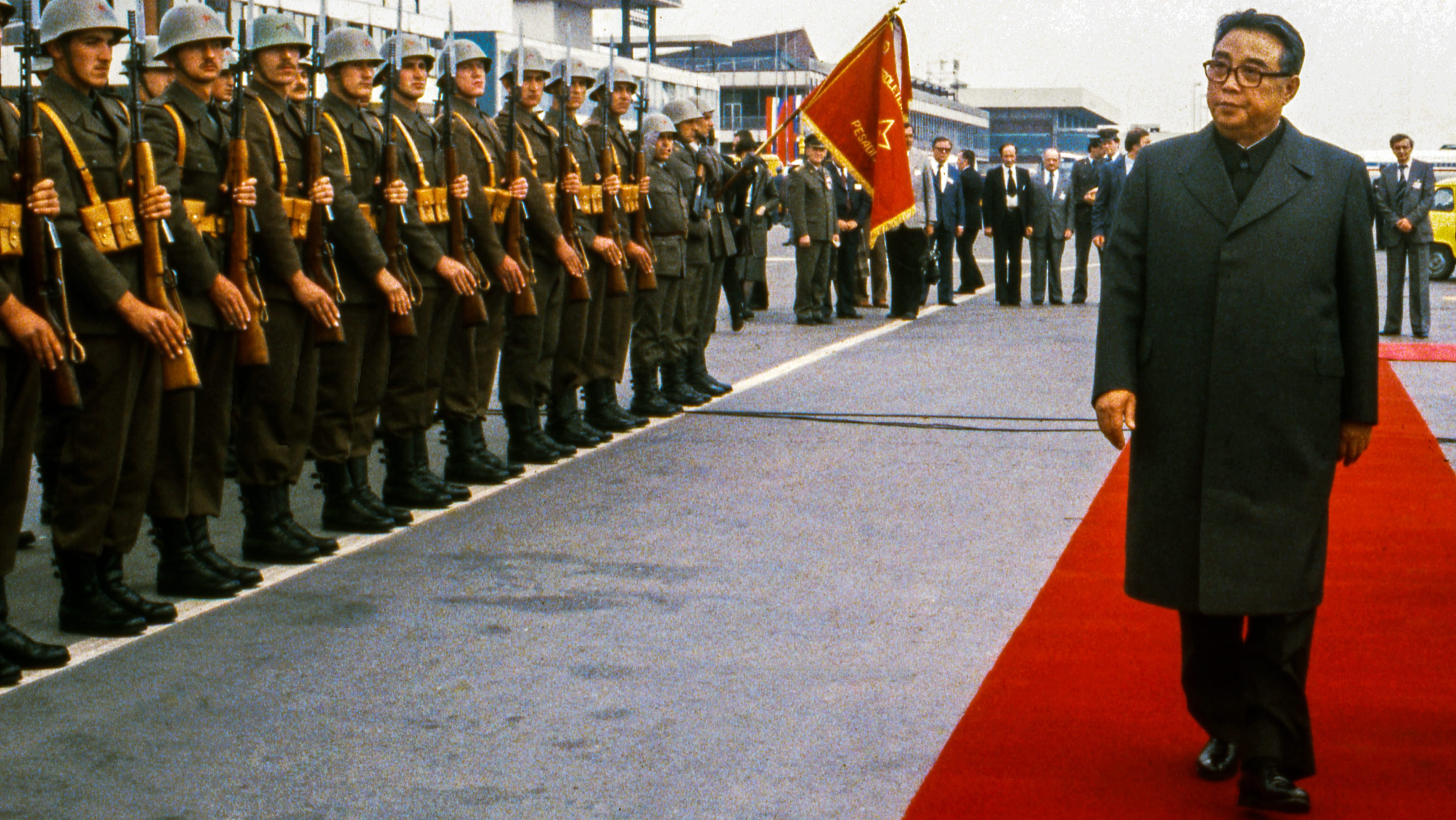 Kim Ir Szen észak-koreai diktátor.