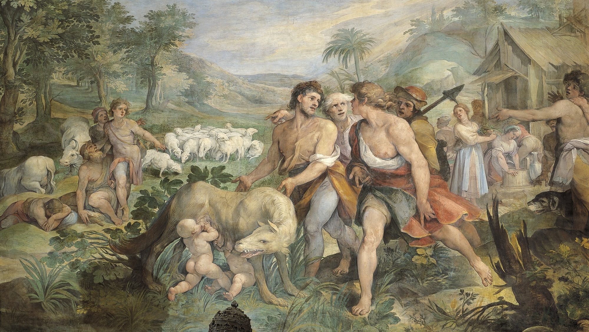 Romulus, Remus és az anyafarkas