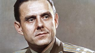 Vlagyimir Komarov, a Szojuz-1 pilótája.