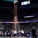 Rocky félpályás kosár denver nuggets kabalafigura nba