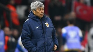Mircea Lucescu a világbajnoki pótselejtezőn.