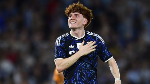 Valentín Barco az argentin válogatottban.