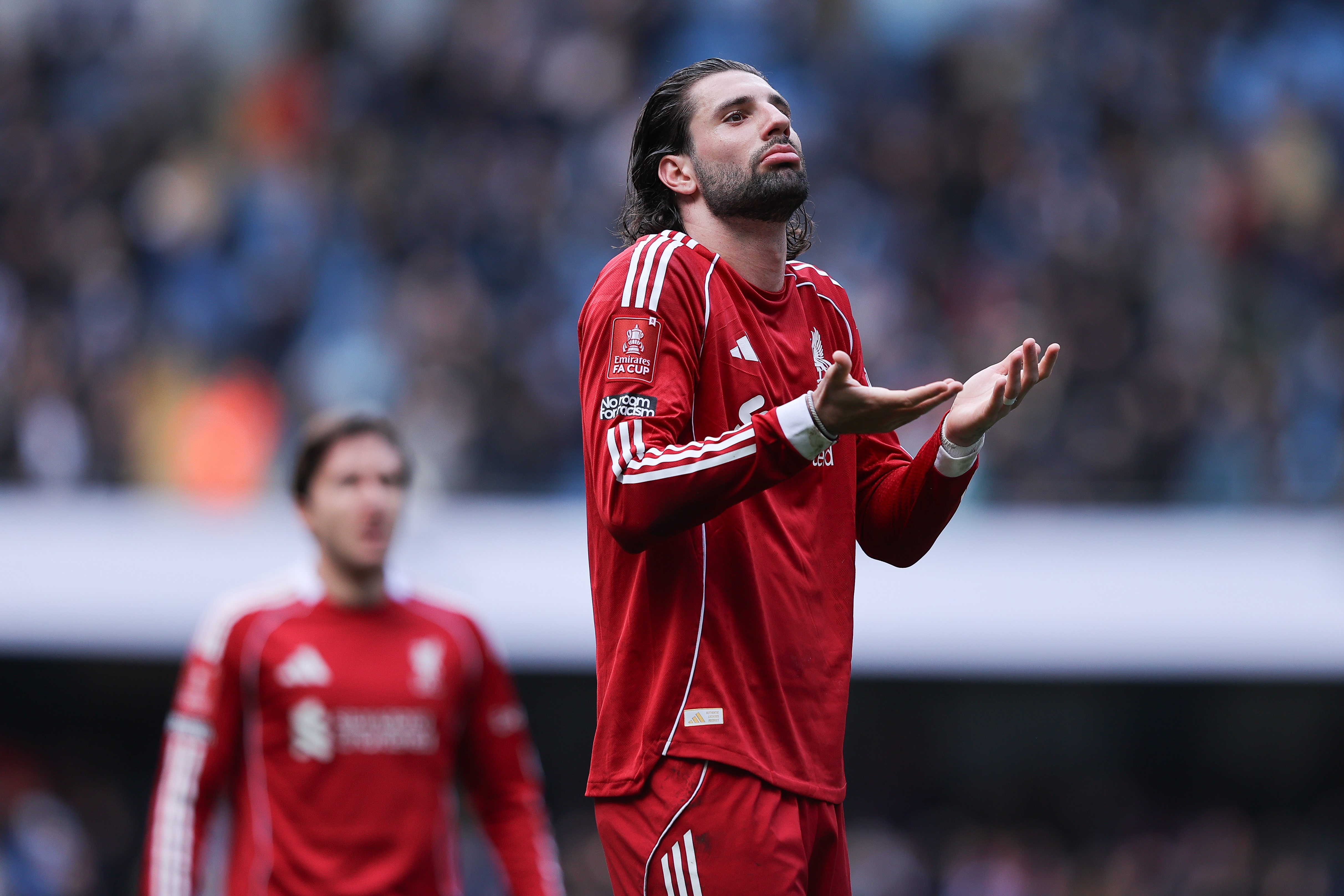 Szoboszlai Dominik a Manchester City elleni vereség után.